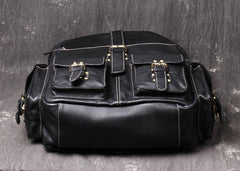 Cool Leather Mens 15inch Computer Bag Satchel Backpacks Travel Backpack Backpack for Men - imessengerbags