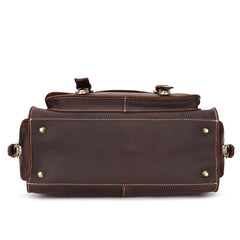 Vintage Leather Men's Shoulder Camera Bag Shoulder SLR Side Bag For Men - imessengerbags