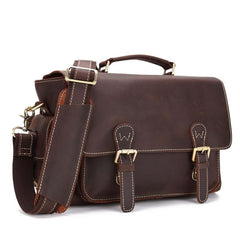 Vintage Leather Men's Shoulder Camera Bag Shoulder SLR Side Bag For Men