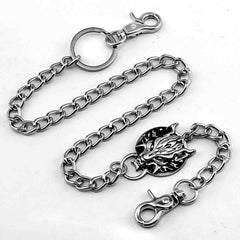 Cool Wolf Mens Punk Pants Chain Wallet Chain Long Biker Wallet Chain For Men - imessengerbags