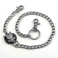 Cool Wolf Mens Punk Pants Chain Wallet Chain Long Biker Wallet Chain For Men - imessengerbags