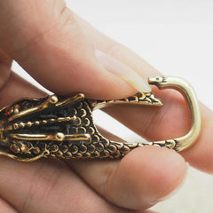 Cool Brass Dragon Punk 19'' Wallet Chain Pants Chain Trucker Jeans Chain Jean Chain for Men - imessengerbags
