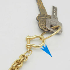 Cool Brass Dragon Punk 19'' Wallet Chain Pants Chain Trucker Jeans Chain Jean Chain for Men - imessengerbags
