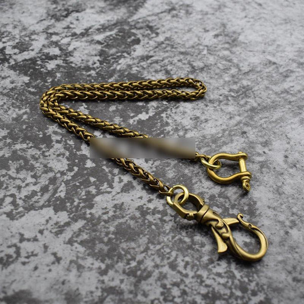 Cool Gold Mens 19'' Biker Wallet Chain Trucker Wallet Chain Pants Chain for Men