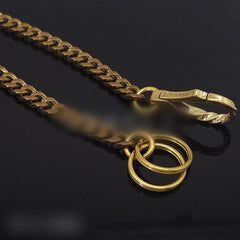 Cool Brass 18‘’ Biker Wallet Chain Key Chain Wallet Chain Pants Chain For Men - imessengerbags