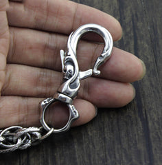 Badass anchor Stainless Steel Mens Rock Punk Motorcycle Pants Chain Wallet Chain Long Key Chain For Men - imessengerbags