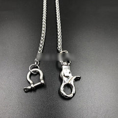 Silver Stainless Steel Cool 19'' Rock Wallet Chain Pants Chain Jeans Chain Jean Chain for Men - imessengerbags