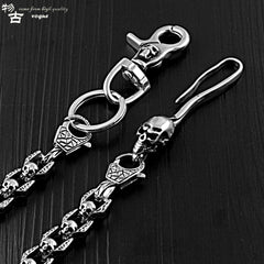 SOLID STAINLESS STEEL Biker Skull Wallet Chain Long Pants Chain Jeans Chain Jean Chain For Men - imessengerbags