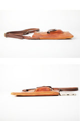 Vintage Tan Handmade LEATHER MEN'S Side BAG Courier Bag MESSENGER BAG Black Leather Postman BAG FOR MEN - imessengerbags
