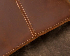 Cool Brown LEATHER MENS FANNY PACK FOR MEN BUMBAG WAIST BAGS - imessengerbags