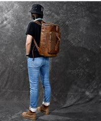 Retro Brown Leather Mens 14