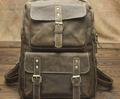 Retro Fashion Mens Backpacks Vintage School Backpack Travel Backpack Bags for Men - imessengerbags