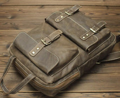 Retro Fashion Mens Backpacks Vintage School Backpack Travel Backpack Bags for Men - imessengerbags