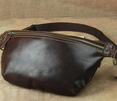 Cool LEATHER MENS FANNY PACK FOR MEN BUMBAG Vintage WAIST BAG for Men