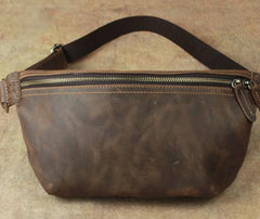 Cool LEATHER MENS FANNY PACK FOR MEN BUMBAG Vintage WAIST BAG for Men
