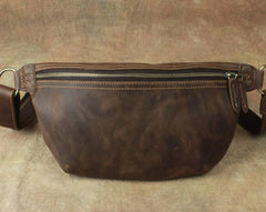 Cool LEATHER MENS FANNY PACK FOR MEN BUMBAG Vintage WAIST BAG for Men