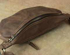 Cool LEATHER MENS FANNY PACK FOR MEN BUMBAG Vintage WAIST BAG for Men