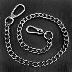 Cool Silver Mens STAINLESS STEEL Pants Chain Wallet Chain Long Biker Wallet CHain For Men - imessengerbags