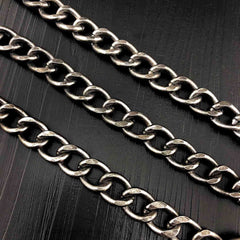 Cool Silver Mens STAINLESS STEEL Pants Chain Wallet Chain Long Biker Wallet CHain For Men - imessengerbags
