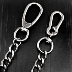 Cool Silver Mens STAINLESS STEEL Pants Chain Wallet Chain Long Biker Wallet CHain For Men - imessengerbags