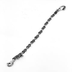 Cool Silver Dragon Mens Biker Wallet Chain STAINLESS STEEL Pants Chain Wallet Chain For Men
