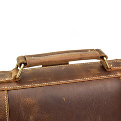 Cool Leather Mens Briefcase Handbag Backpack Satchel Backpack Travel Backpack for Men - imessengerbags