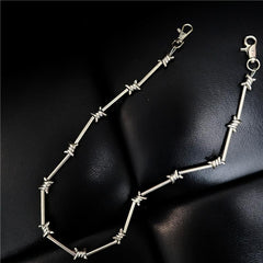 Badass Rock Punk STAINLESS STEEL Pants Chain Biker Wallet Chain For Men - imessengerbags
