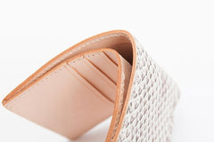 Handmade Shiny Silver Leather Mens billfold Wallet Snakeskin Bifold Small Wallets For Men - imessengerbags