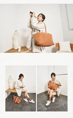 Simple Canvas Womens Mens Tote Bag Messenger Tote Shoulder Bags Canvas Tote Purse for Women - imessengerbags