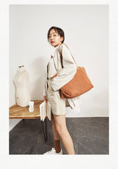 Simple Canvas Womens Mens Tote Bag Messenger Tote Shoulder Bags Canvas Tote Purse for Women - imessengerbags