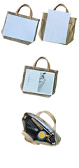 Simple Leather Canvas Womens Mens Small Tote Shoulder Bag Messenger Bag Canvas Handbag For Men Women - imessengerbags