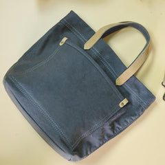Simple Leather Canvas Womens Mens Small Tote Shoulder Bag Messenger Bag Canvas Handbag For Men Women - imessengerbags