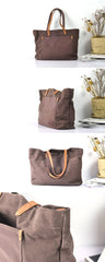 Simple Canvas Mens Womens Tote Shoulder Bags Messenger Handbag Camel Tote Side Bag For Men and Women - imessengerbags