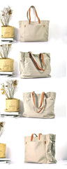 Simple Canvas Mens Womens Tote Shoulder Bags Messenger Handbag Camel Tote Side Bag For Men and Women - imessengerbags