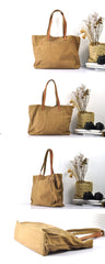 Simple Canvas Mens Womens Tote Shoulder Bags Messenger Handbag Camel Tote Side Bag For Men and Women - imessengerbags