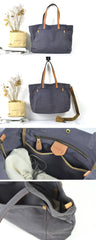 Simple Canvas Mens Womens Tote Shoulder Bags Messenger Handbag Camel Tote Side Bag For Men and Women - imessengerbags