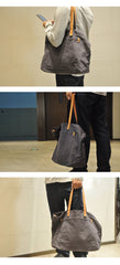 Simple Canvas Mens Womens Tote Shoulder Bags Messenger Handbag Camel Tote Side Bag For Men and Women - imessengerbags