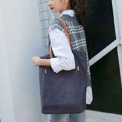 Simple Canvas Mens Womens Shoulder Tote Bag Messenger Bag Tote Handbag Side Bag For Men and Women - imessengerbags