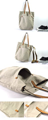 Simple Canvas Mens Womens Shoulder Tote Bag Messenger Bag Tote Handbag Side Bag For Men and Women - imessengerbags