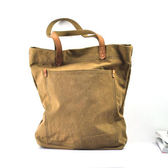 Simple Canvas Mens Womens Shoulder Tote Bag Messenger Bag Tote Handbag Side Bag For Men and Women - imessengerbags