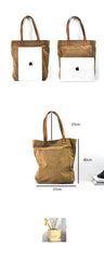 Simple Canvas Mens Womens Shoulder Tote Bag Messenger Bag Tote Handbag Side Bag For Men and Women - imessengerbags