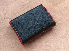 Cool Black Leather Mens Classic Zippo Lighter Case Handmade Standard Zippo Lighter Holder for Men