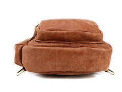Cool Camel Leather Chest Bag Sling Bag Sling Crossbody Bags For Men - imessengerbags