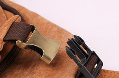 Cool Camel Leather Chest Bag Sling Bag Sling Crossbody Bags For Men - imessengerbags