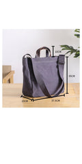 Canvas Mens Womens Large Side Bag Postman Bag Handbag Tote Bag Messenger Bag for Men