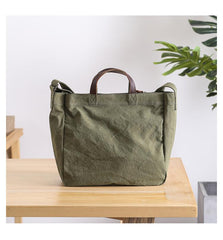 Canvas Mens Womens Large Side Bag Postman Bag Handbag Tote Bag Messenger Bag for Men