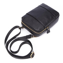 Fashion Brown Leather Men's Belt Pouch Belt Bag Black Mini Side Bag For Men - imessengerbags