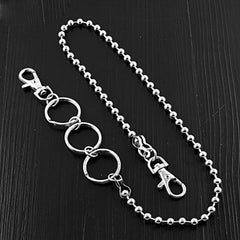 SOLID STAINLESS STEEL BIKER Mens Womens PANTS CHAIN Jeans Chain Jean Chain Biker Wallet Chain FOR MEN - imessengerbags