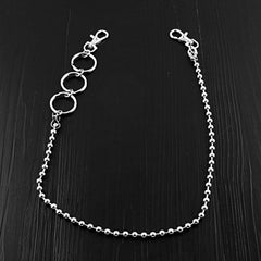 SOLID STAINLESS STEEL BIKER Mens Womens PANTS CHAIN Jeans Chain Jean Chain Biker Wallet Chain FOR MEN - imessengerbags