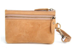 Small Leather Men's Key Wallet Car Key Holder Coin Wallet Change Holder For Men - imessengerbags